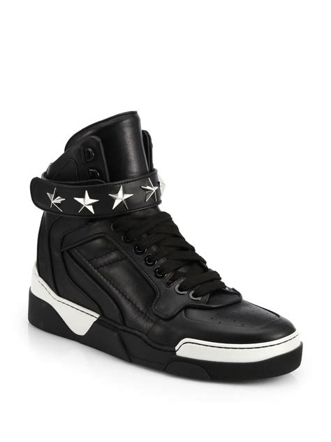 givenchy black basket woven leather tyson high-top sneakers|Buy Givenchy Tyson Shoes: New Releases & Iconic Styles .